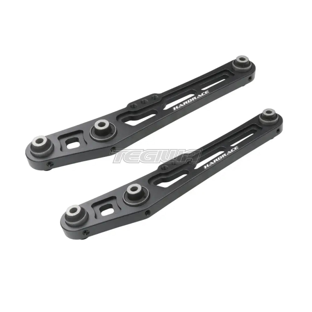 Hardrace Street Series Rear Lower Control Arm 2Pc Set Honda Civic EG/DC2/EF 92-96 Black Camber & Control Arms