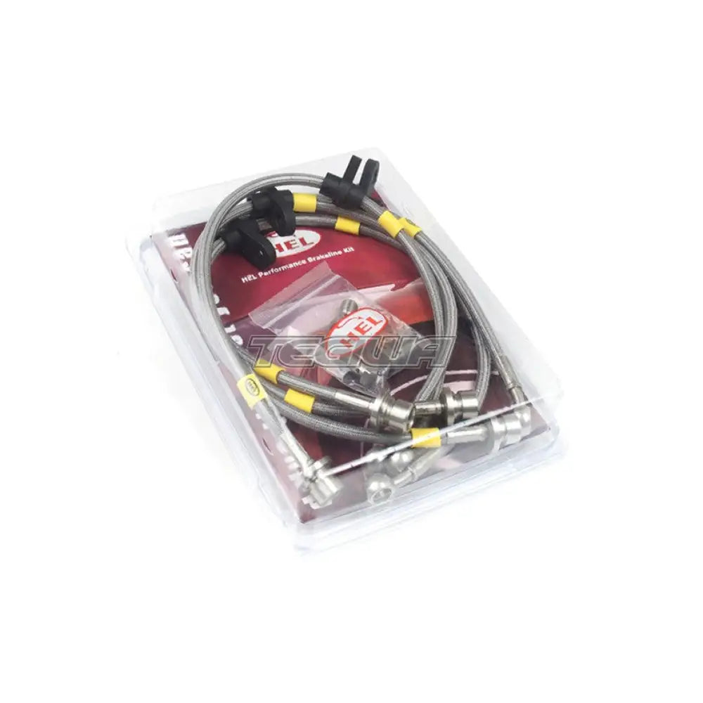 HEL Braided Brake Lines Fiat Punto 1.7D S ABS 95-96
