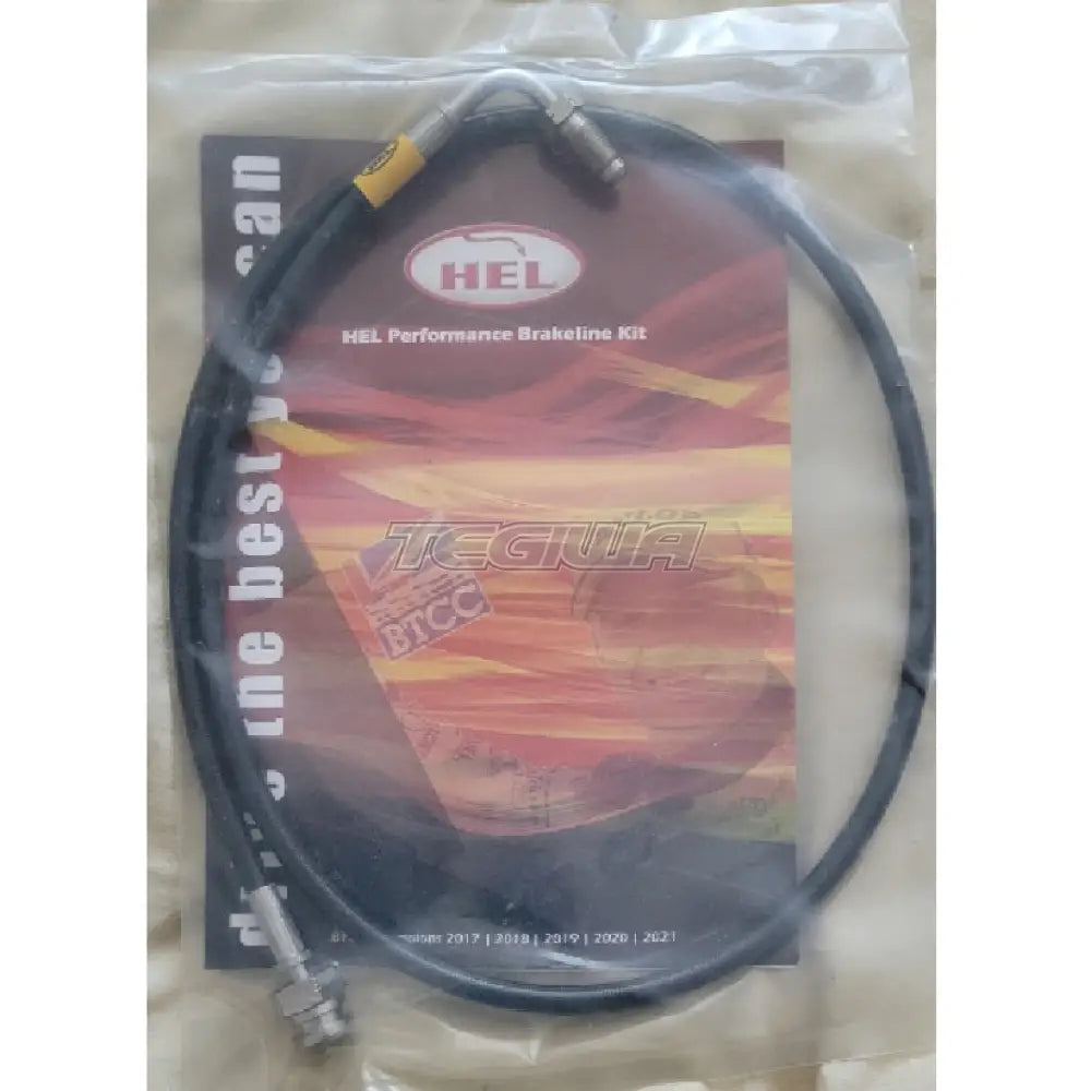 Hel Stainless Braided Clutch Hose Damper Bypass For Honda Civic Type R Fn2 Lines