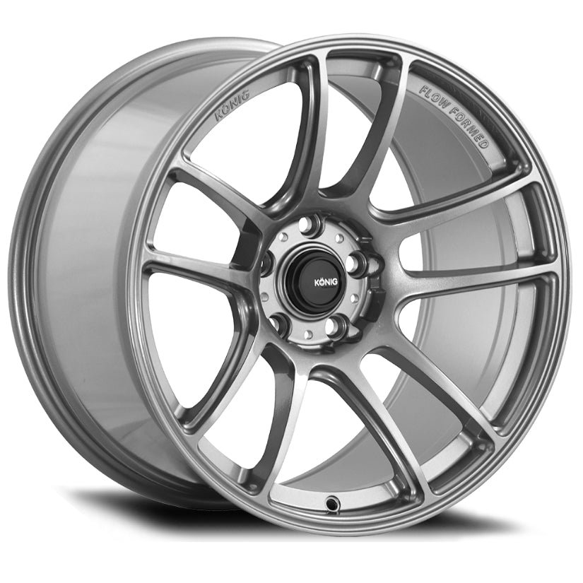 Konig Heliogram Alloy Wheel 19x10.5 ET25 5x114.3 Titanium Metallic 73.1mm CB