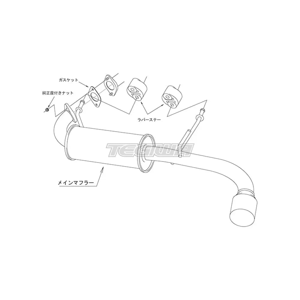 Hks Legal Muffler Exhaust Suzuki Jimny K15B Systems