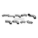 Hks Stainless Pipe 90 Degrees 70Mm Exhaust Systems