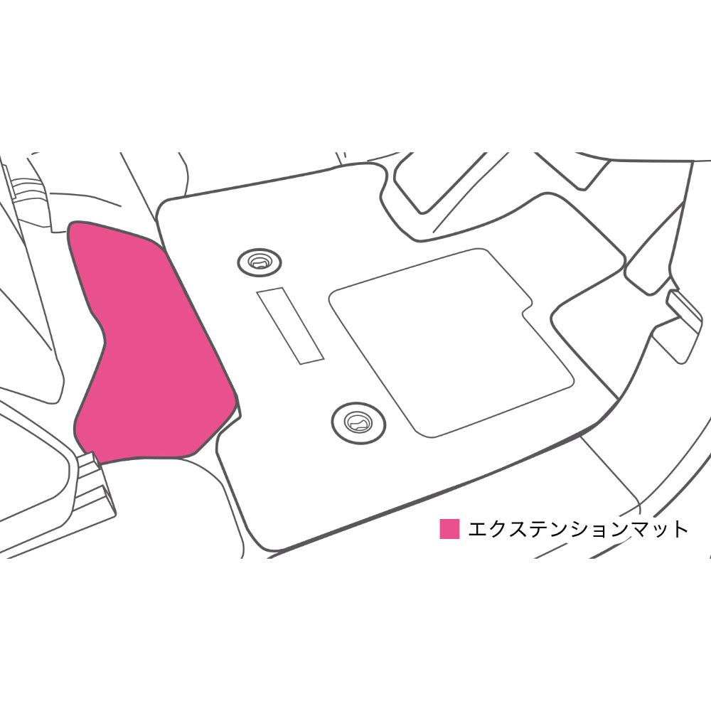 Genuine Honda JDM Floor Carpet Mat Set Black Super-ONE / Super-N 26+