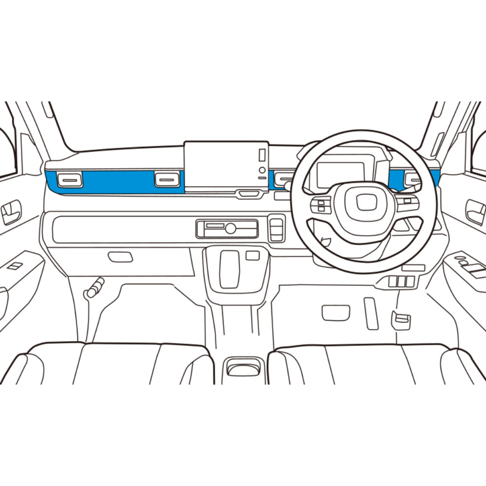 Genuine Honda JDM Instrument Panel Trim Digital Carbon Super-ONE / Super-N 26+