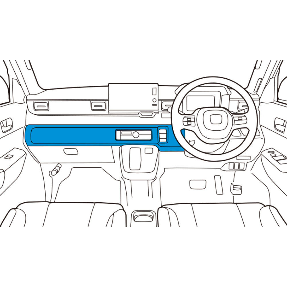 Genuine Honda JDM Instrument Panel Trim Digital Carbon Super-ONE / Super-N 26+