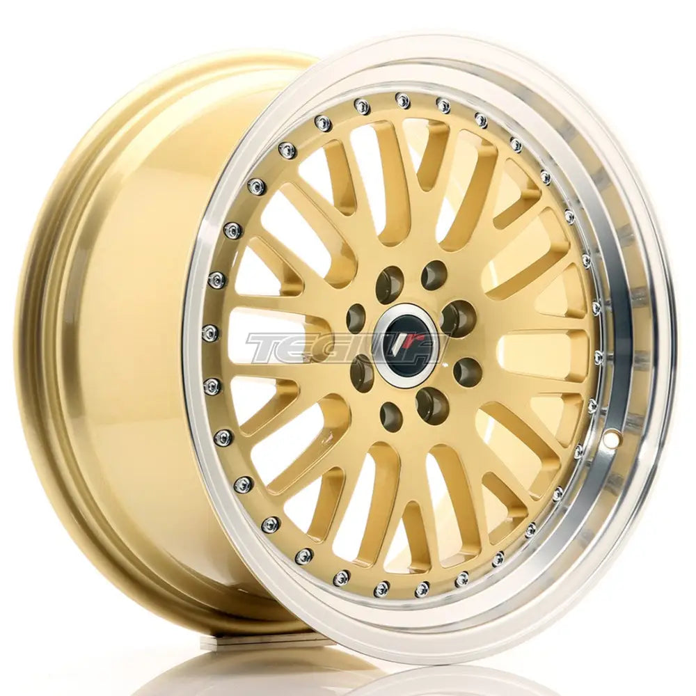 Japan Racing Jr10 Alloy Wheel 17X8 Et35 4X100/114 Gold With Machined Lip Wheels
