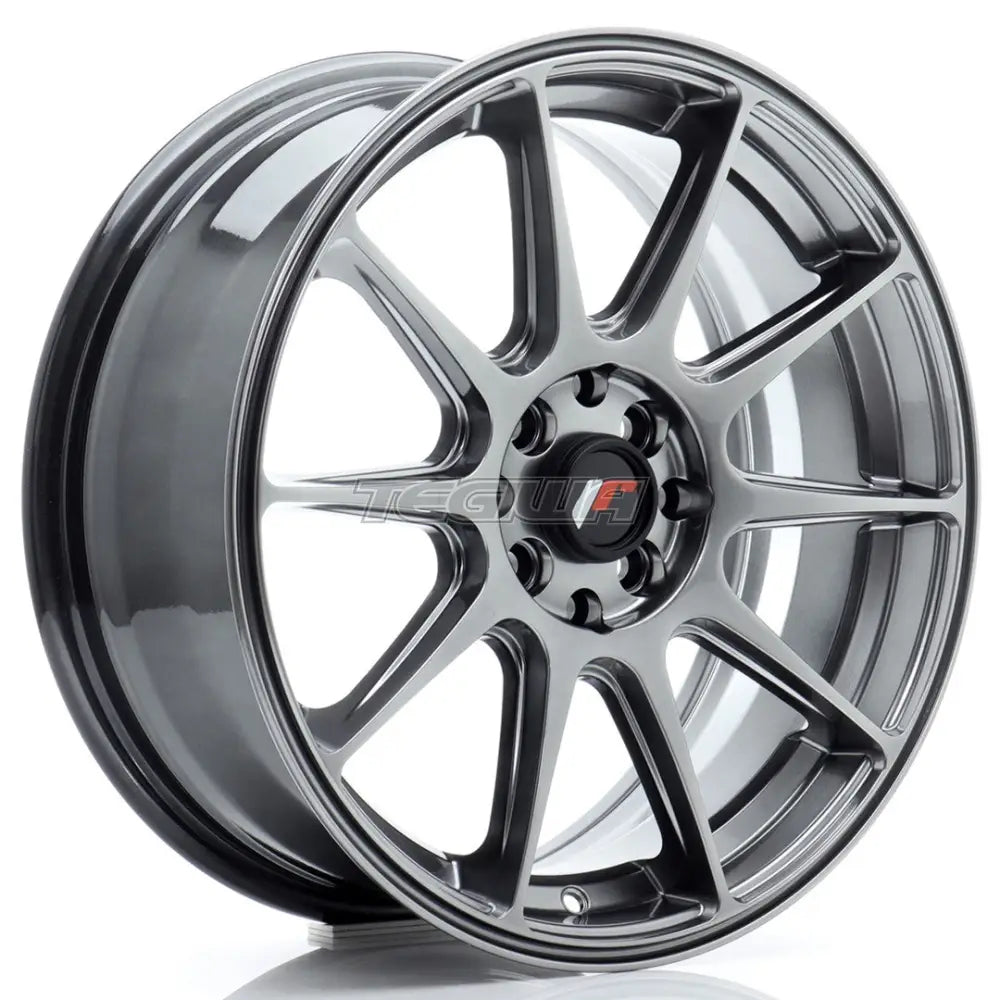 Japan Racing Jr11 Alloy Wheel 17X7 Et35 4X100/114.3 Hyper Black Wheels