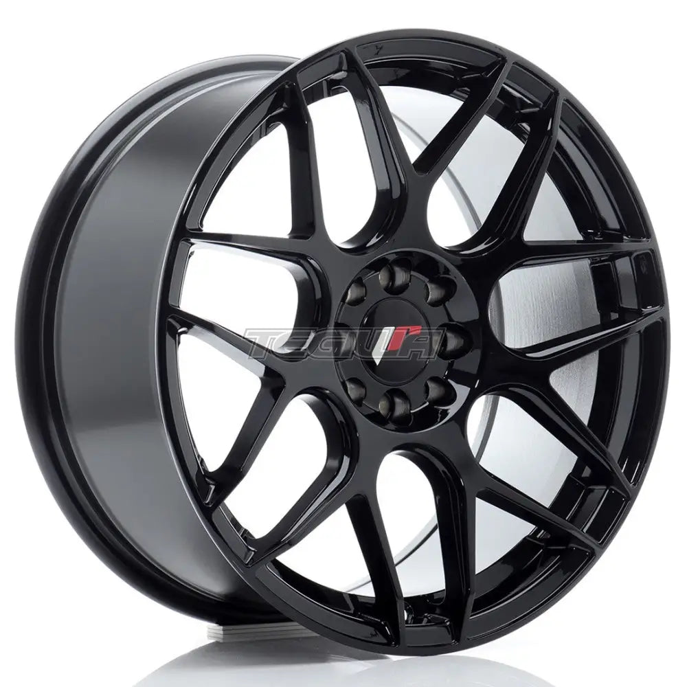 Japan Racing Jr18 Alloy Wheel 17X8 Et25 4X100/108 Gloss Black Wheels