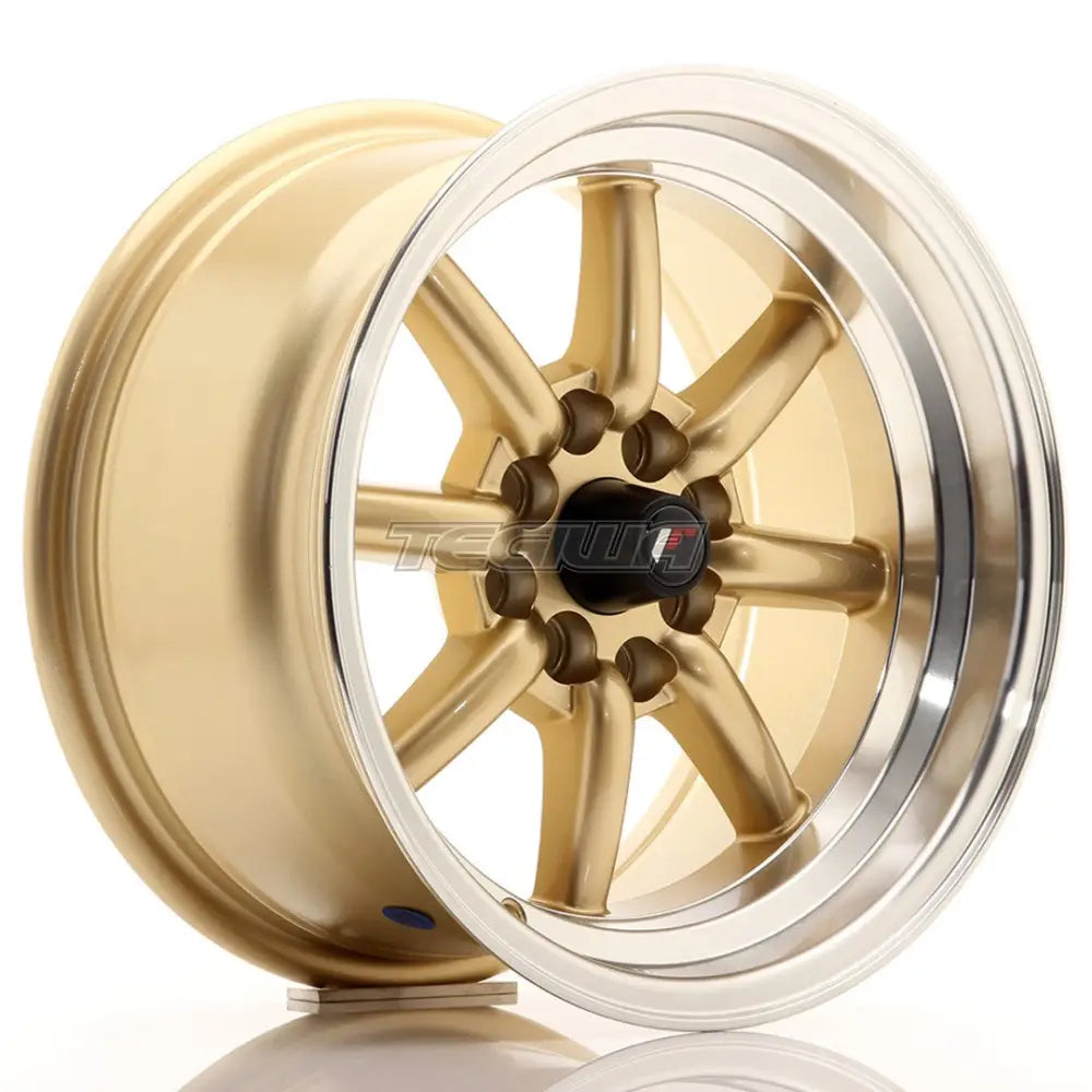 Japan Racing Jr19 Alloy Wheel 15X8 Et0 4X100/114 Gold Wheels