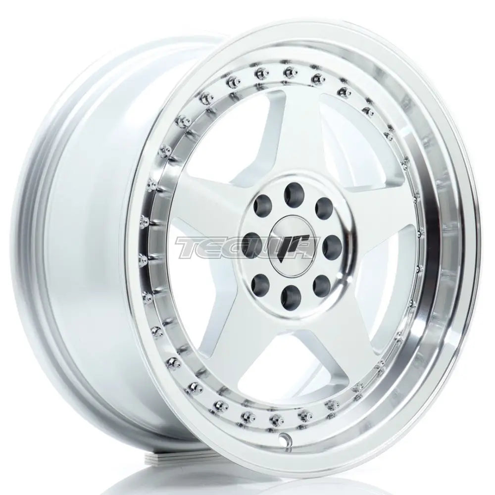 Japan Racing Jr6 Alloy Wheel 16X7 Et25 4X100/108 Silver Machined Face Wheels