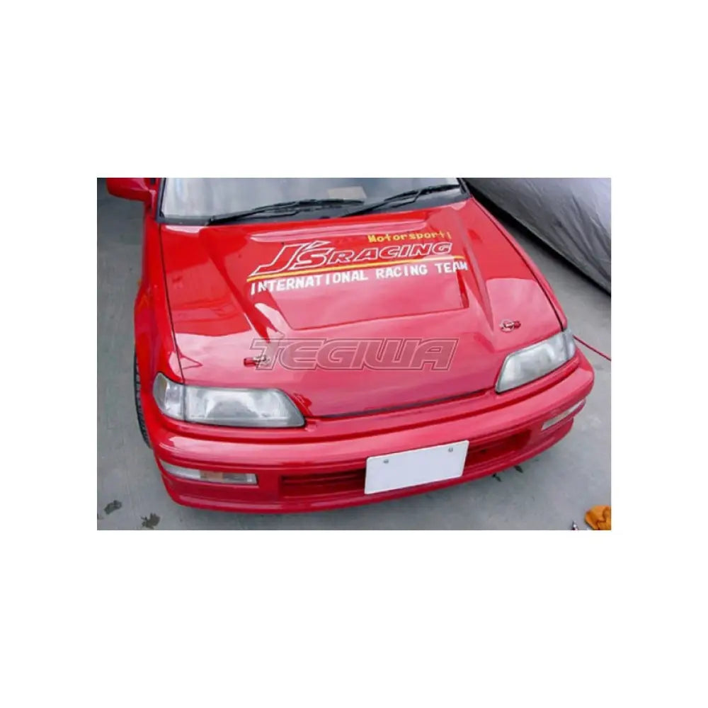 J's Racing Ventilated Bonnet Type-T FRP Honda Civic EF9