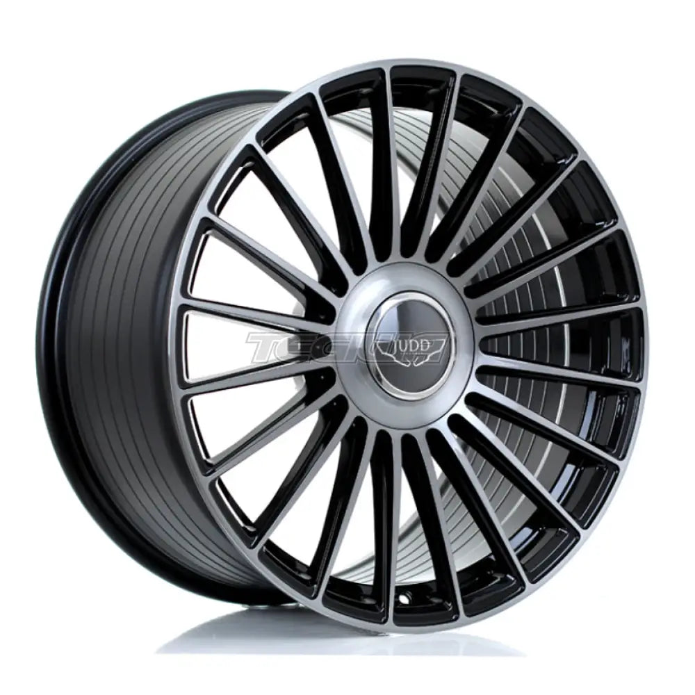 JUDD JSF8 Alloy Wheel 20x10.5 ET15 TO 50 5x130 Gloss Black Titanium Brushed 72.6mm CB Alloy Wheels