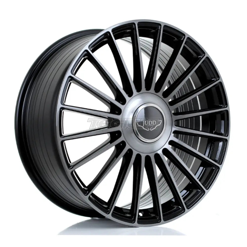 JUDD JSF8 Alloy Wheel 20x9 ET25 TO 50 5x120 Gloss Black Titanium Brushed 72.6mm CB Alloy Wheels