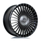 JUDD JSF9 Alloy Wheel 22x9 ET15 TO 45 5x118 Gloss Black Titanium Brushed 74.1mm CB Alloy Wheels