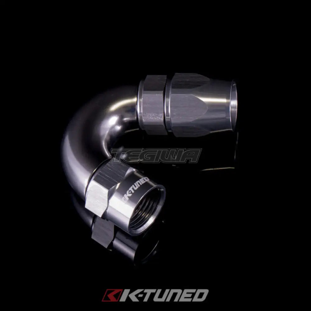 K-Tuned Aluminum Hose End Titanium Finish 12AN / 150 Degrees Hoses & Fittings
