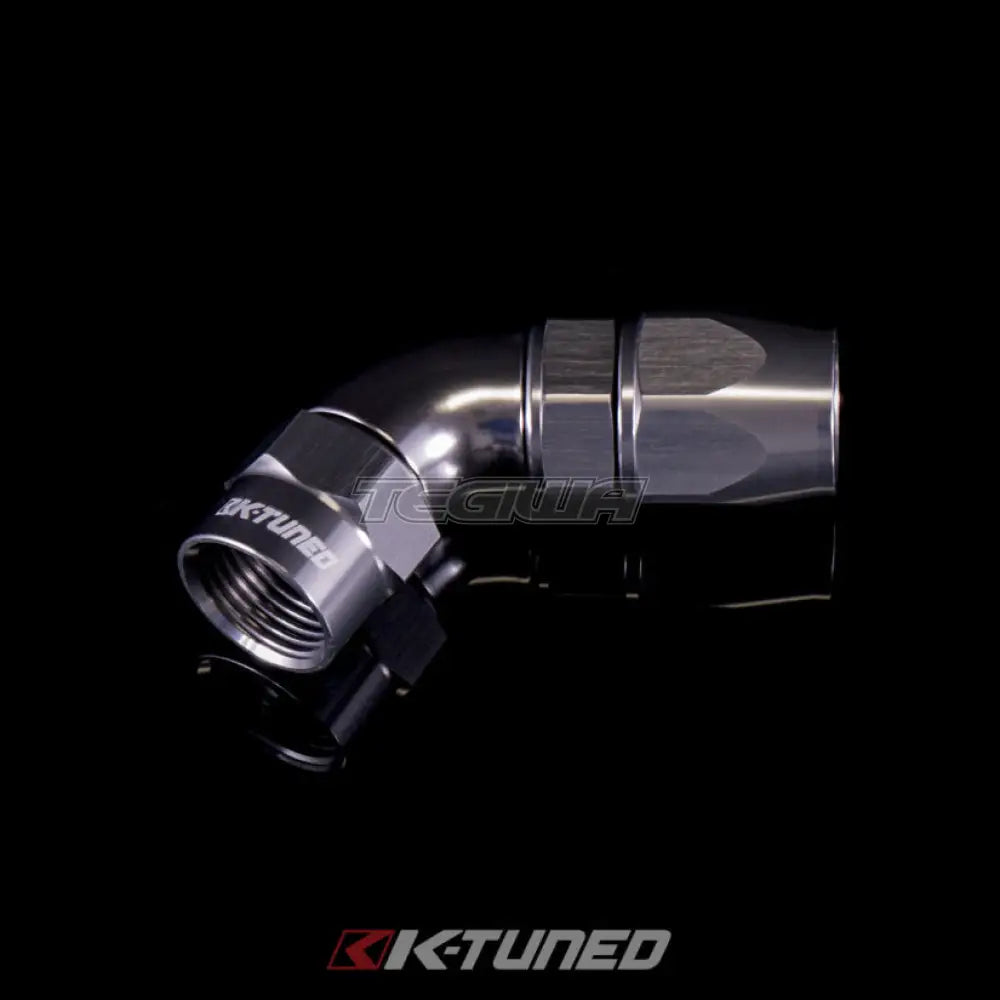 K-Tuned Aluminum Hose End Titanium Finish 12AN / 90 Degrees Hoses & Fittings