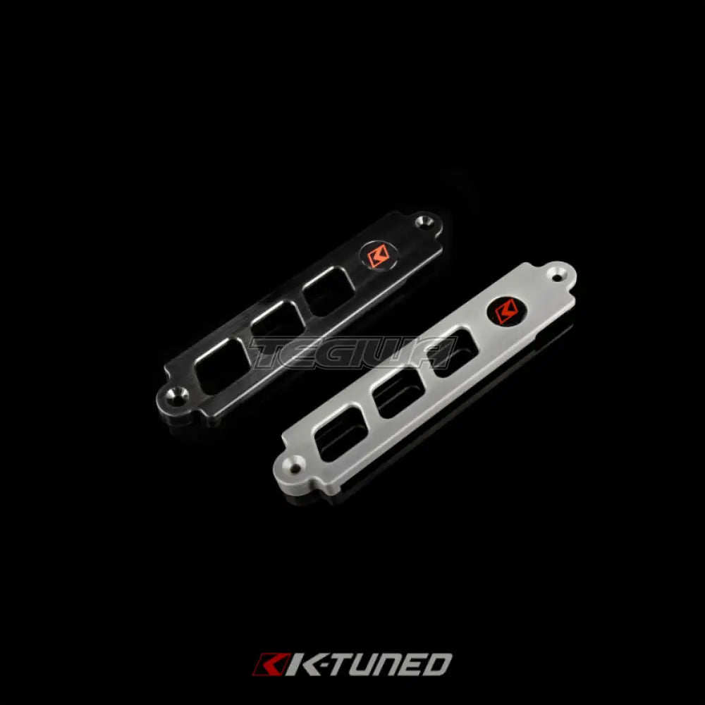 K-Tuned Battery Tie Down Honda Integra DC5 Black Engine Bay
