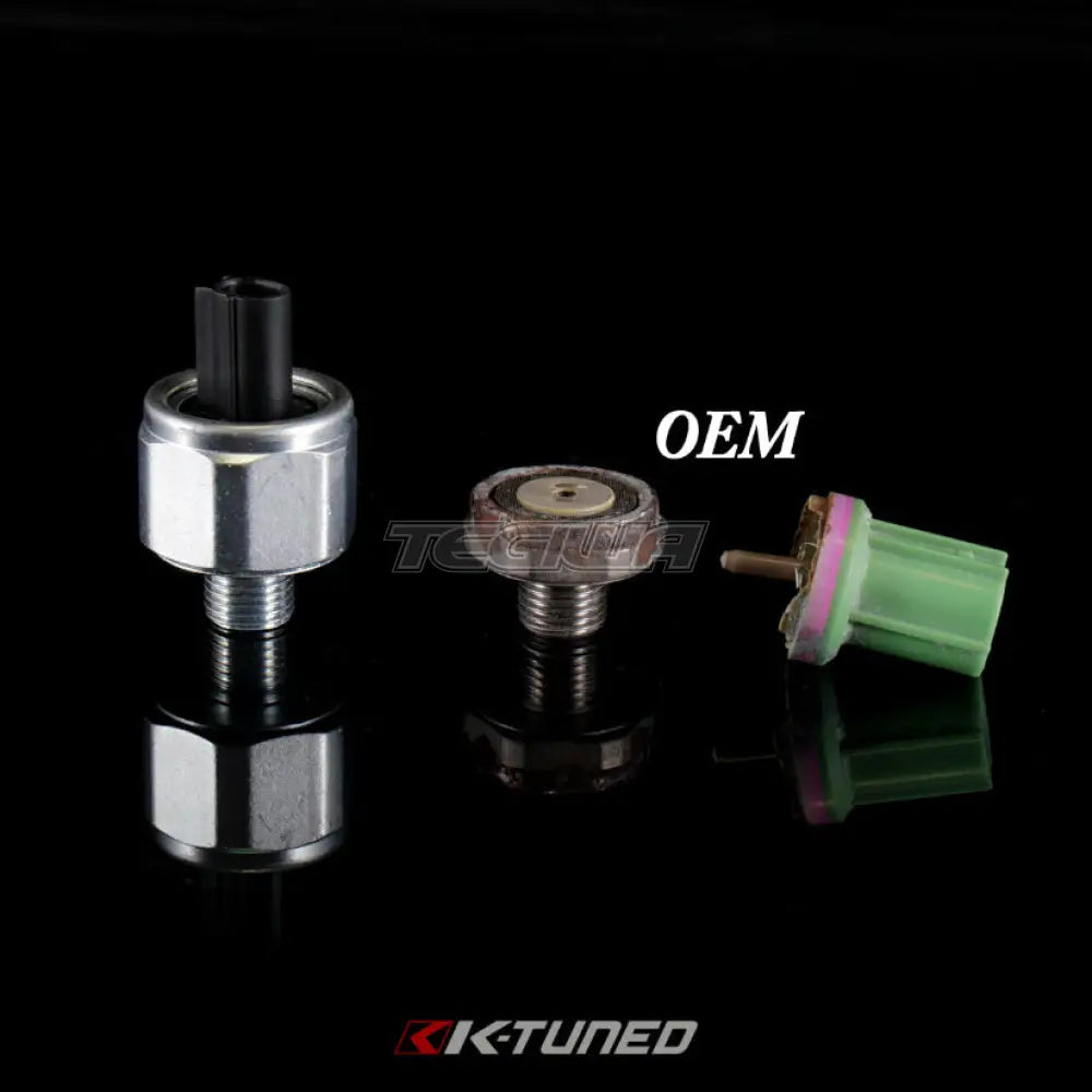 K-Tuned Black Knock Sensor With Plug Honda K-Series Sensors and Connectors