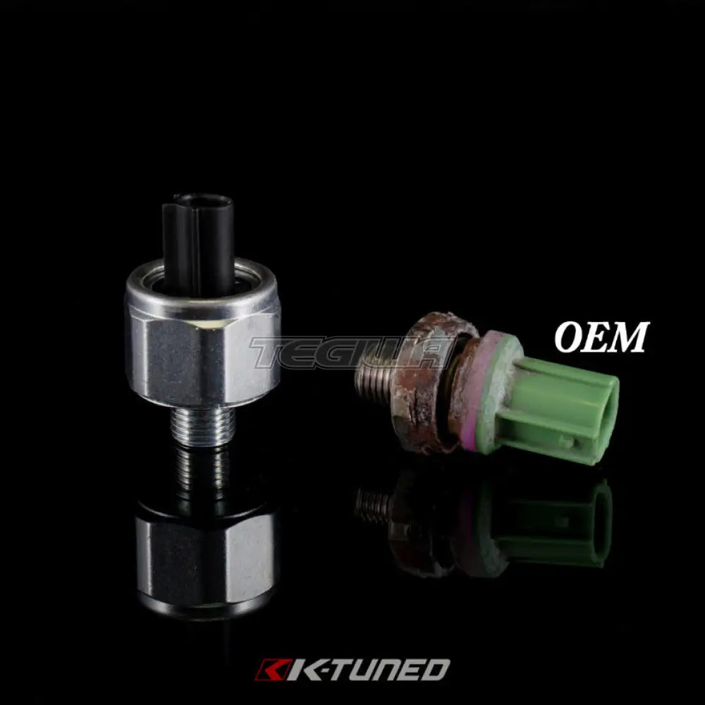 K-Tuned Black Knock Sensor With Plug Honda K-Series Sensors and Connectors