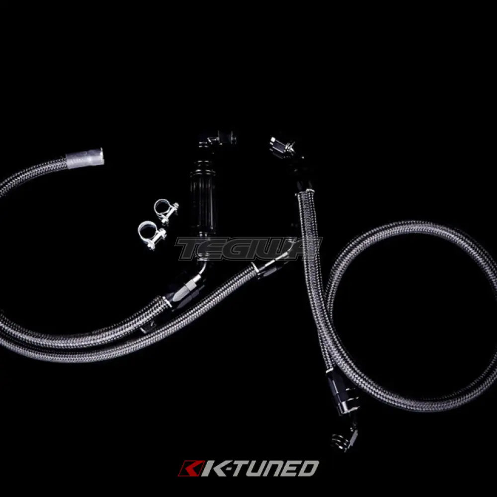 K-Tuned Center Feed Fuel Line Kit With Inline Fuel Filter Honda Civic EG EK Integra DC2 Hoses & Fittings