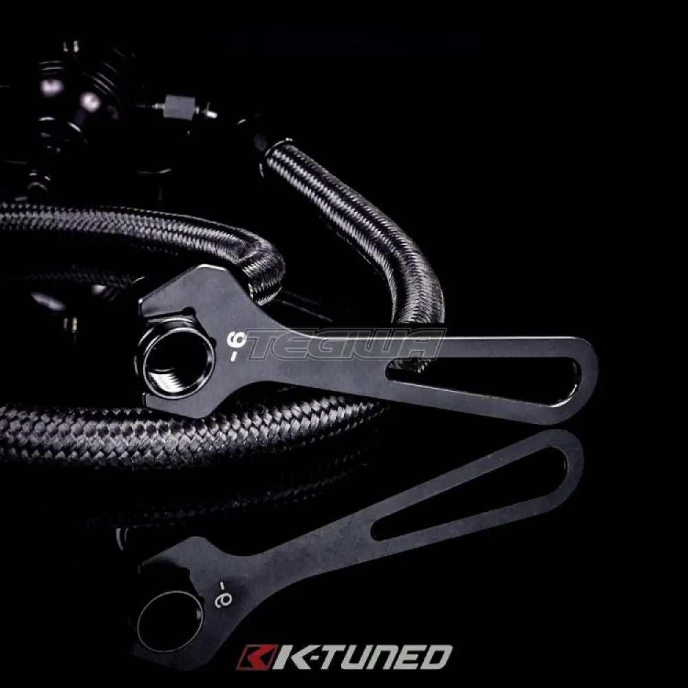 K-Tuned Center Feed Fuel Line Kit With Inline Fuel Filter Honda Civic EG EK Integra DC2 Hoses & Fittings