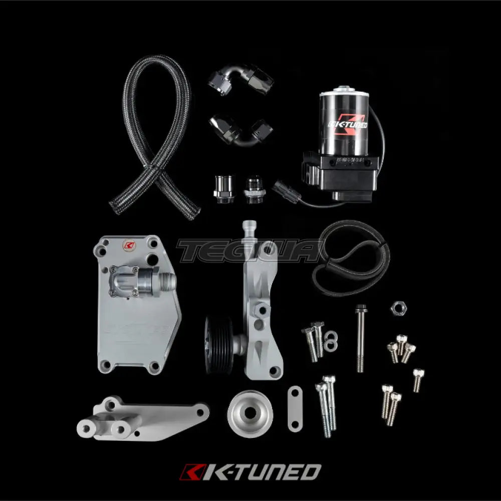K-Tuned Complete Alternator Water Plate Kit With Electric Water Pump Honda K-Series K24Z No bracket or line Misc &