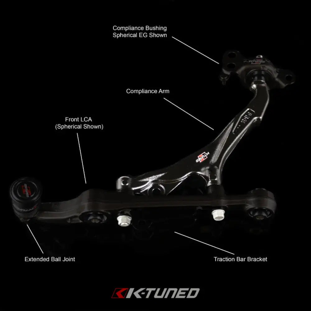 K-Tuned Front Lower Control Arms LCA Honda Civic EG Intgenta DC2 Camber & Control Arms