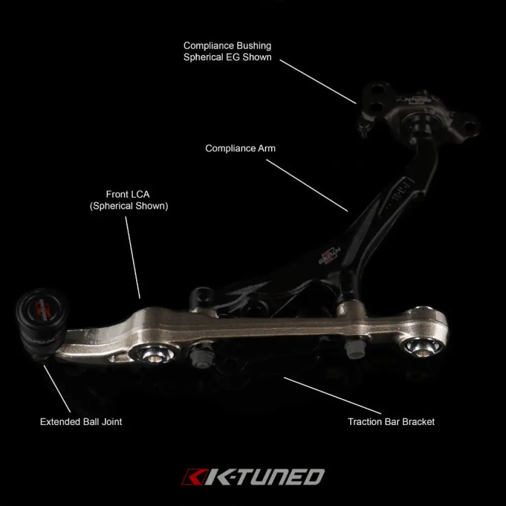 K-Tuned Front Lower Control Arms LCA Honda Civic EK (Not Si/SiR) Camber & Control Arms