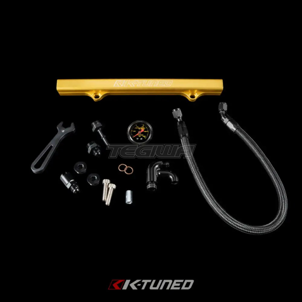 K-Tuned Fuel Line and Optional Fuel Rail Honda Civic EP3 Integra DC5 Type-R Center Feed (Tucked Line) - Yes add center