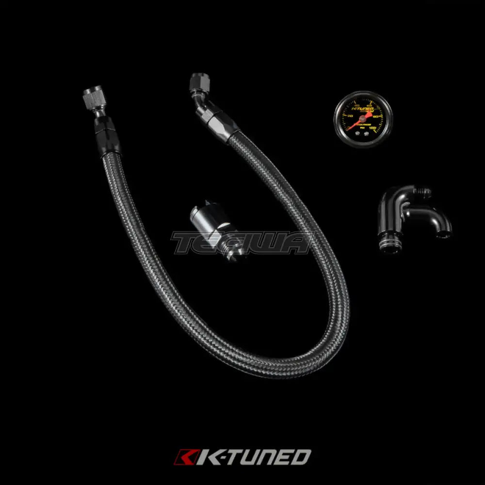 K-Tuned Fuel Line and Optional Fuel Rail Honda Civic EP3 Integra DC5 Type-R Center Feed (Tucked Line) - Yes add center