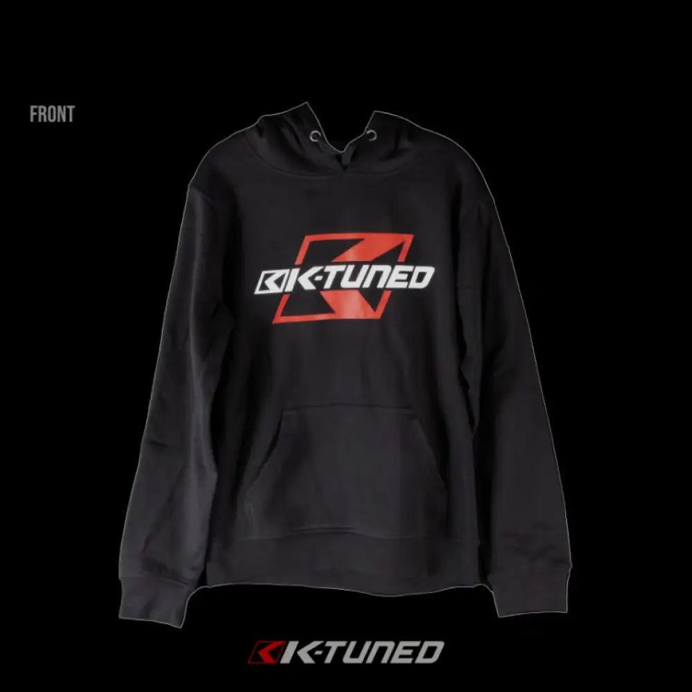 K-Tuned Hoodie White and Red Logo on Black Hoodies