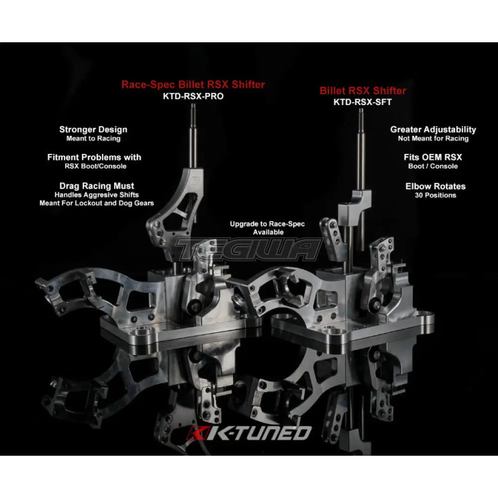K-Tuned Race-Spec Shifter Cable/Bracket Honda H-Series F-Series Short Shifters & Bushes