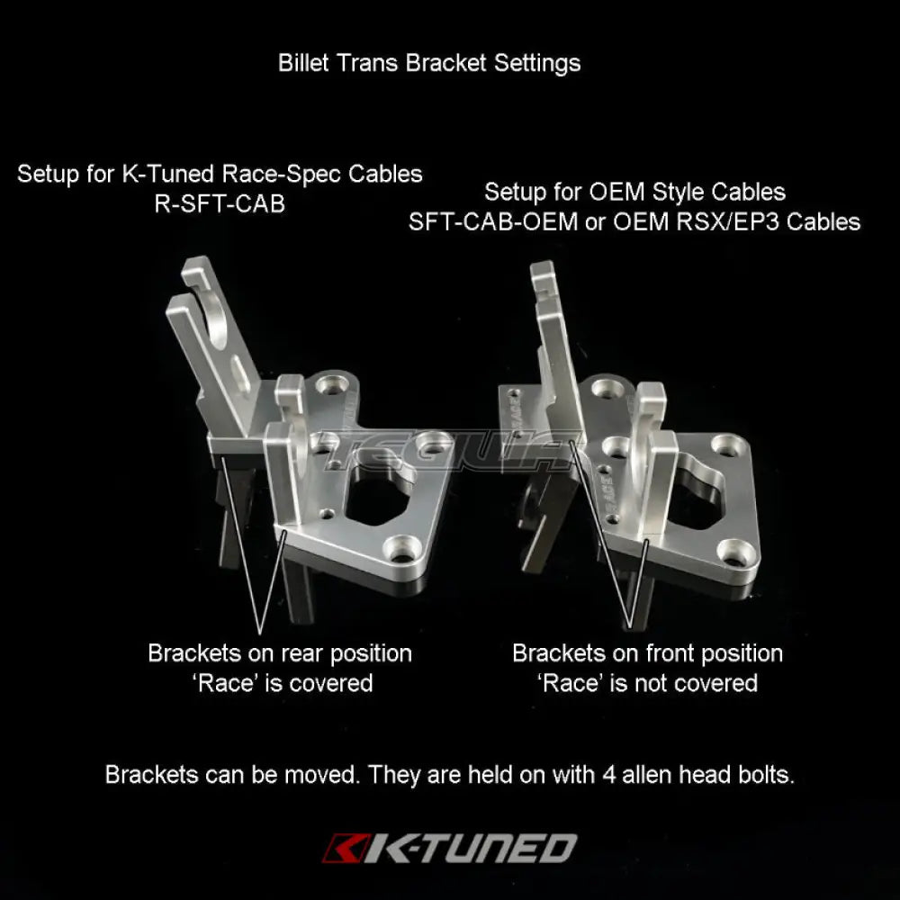 K-Tuned Race-Spec Shifter Cables Integra DC5 Type-S Short Shifters & Bushes