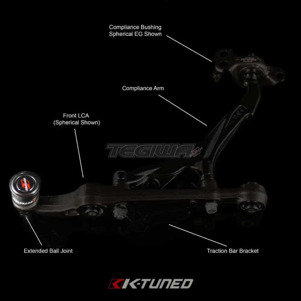 K-Tuned Roll Center Extended Ball Joints Honda Accord 03-07 Ball Joints & Track Rod Ends