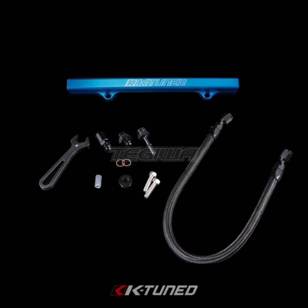 K-Tuned K Series Side Feed Fuel Line Kit Honda Civic Si 12-15 with Stock Manifold No thanks / Blue Fuel Rail Fuel Rails