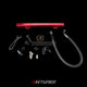 K-Tuned K Series Side Feed Fuel Line Kit Honda Civic Si 12-15 with Stock Manifold Yes add center mount gauge / Red Fuel