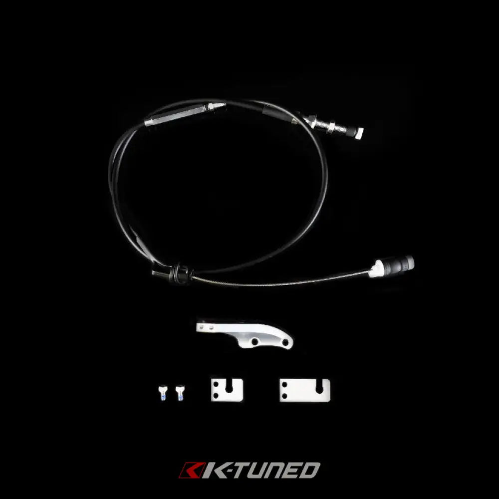 K-Tuned Throttle Cable With Bracket Honda K-Series Throttle Bodies