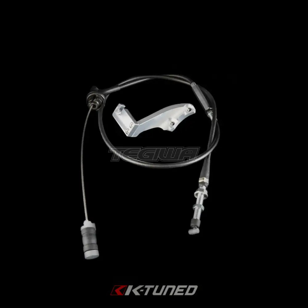 K-Tuned Throttle Cable With Bracket Honda K-Series Throttle Bodies