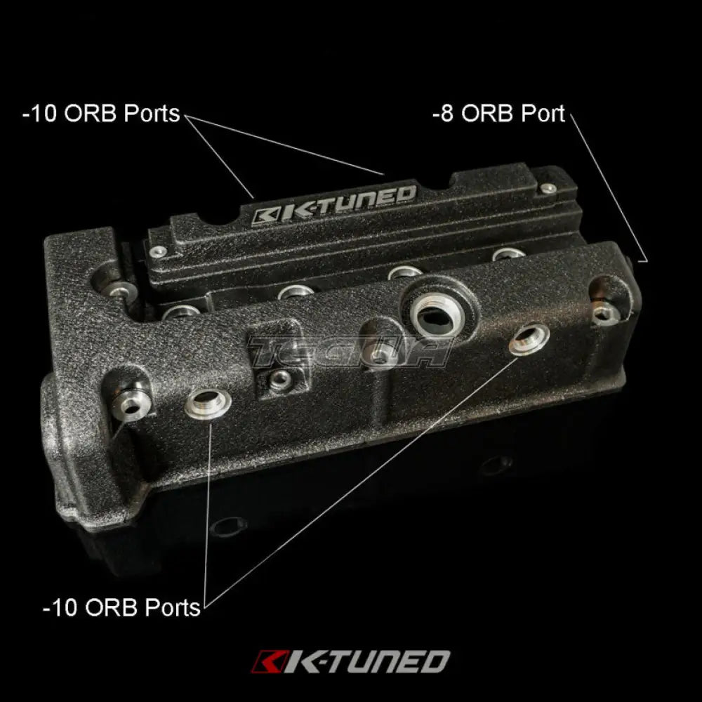 K-Tuned Vented Valve Cover Honda K-Series Wrinkle Red (Not Type-R Red) Cams & Valvetrain