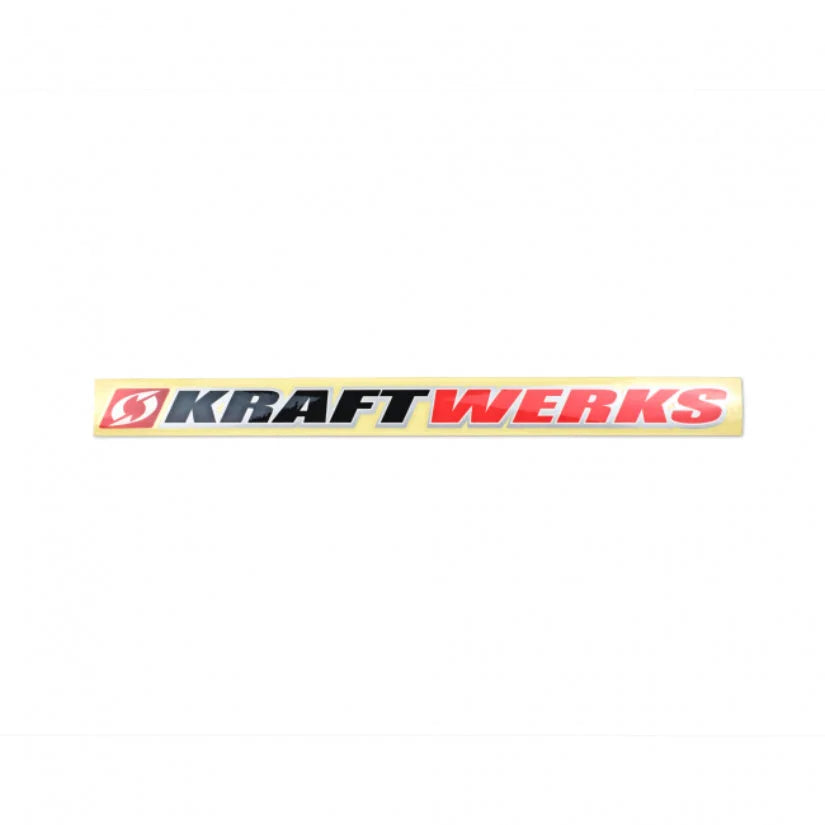 Kraftwerks Die Cut Logo Decals 35"