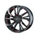 Leonis TE Alloy Wheel 17x7 5x114.3 ET53 BK/SC/RED 73mm CB Alloy Wheels