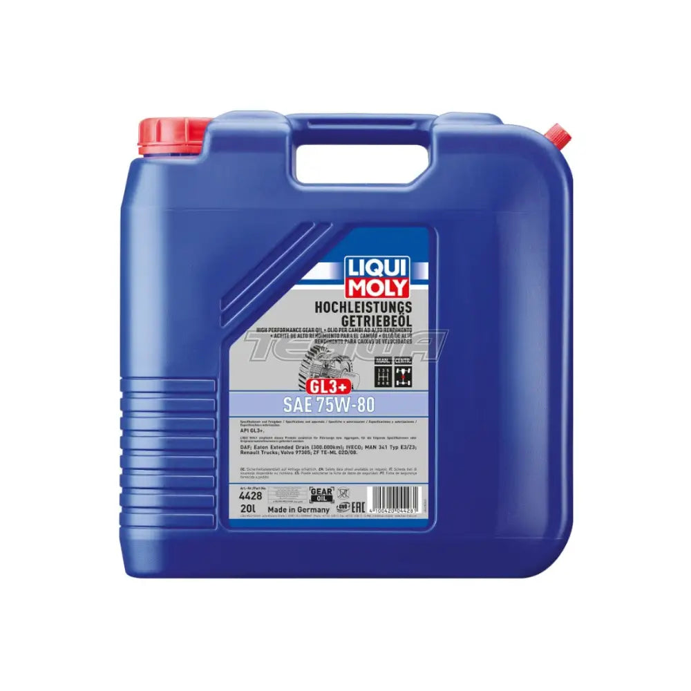 gl-3 gear oil Liqui Moly High Performance Gear Oil GL3+ SAE 75W-80