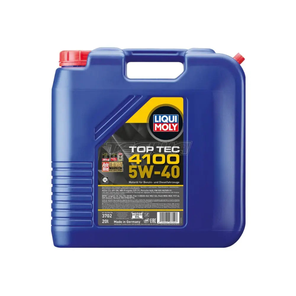 Liqui Moly Top Tec 4100 Engine Oil 5W-40 20L