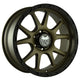 Mamba M27 Alloy Wheel 20x9 ET-12 5x127 Stippled Matte Bronze Black Lip 78.1mm CB