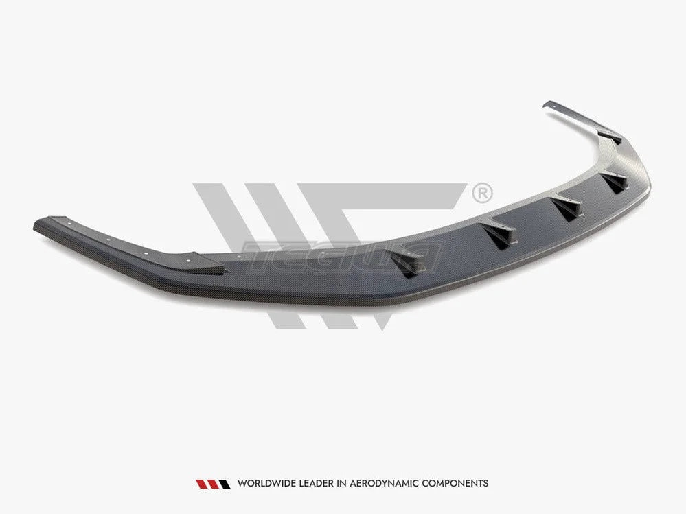 Maxton Design Carbon Fiber Front Splitter Audi RS6 C8 RS7 C8