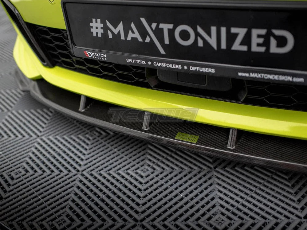 Maxton Design Carbon Fiber Front Splitter BMW 1-Series F40 M-Pack M135i