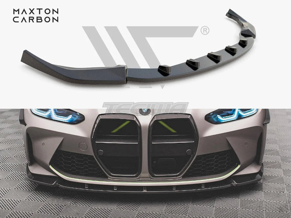 Maxton Design Carbon Fiber Front Splitter V.1 BMW M4 G82