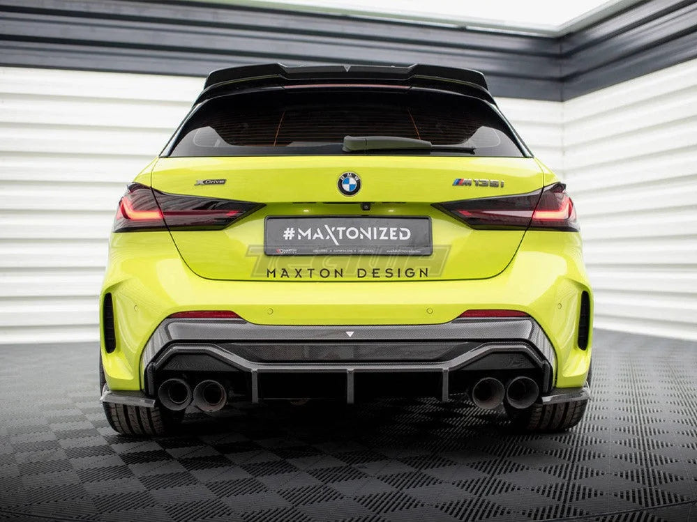 Maxton Design Carbon Fiber Rear Diffuser V.1 BMW 1-Series F40 M-Pack M135i