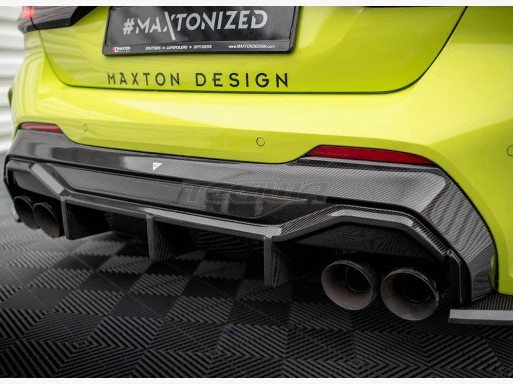 Maxton Design Carbon Fiber Rear Diffuser V.1 BMW 1-Series F40 M-Pack M135i