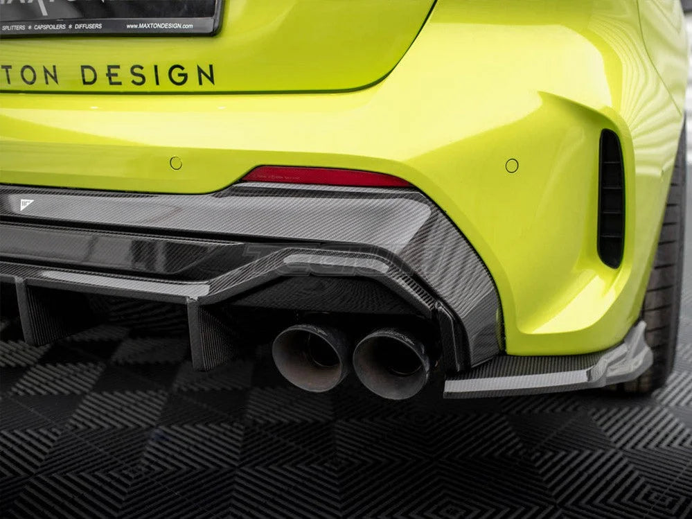 Maxton Design Carbon Fiber Rear Diffuser V.1 BMW 1-Series F40 M-Pack M135i
